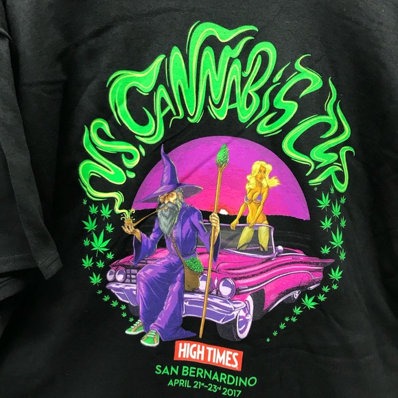 NEW High Times Cannabis Cup Wizard and Ms Cannabis 2017 Cali Tee M & 2XL Avail - Picture 8 of 8